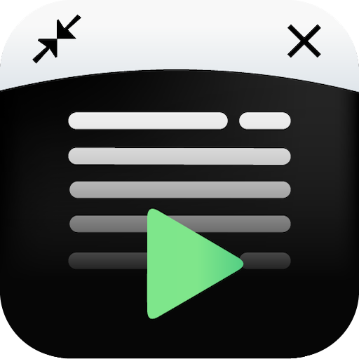 Fluent Teleprompter widget icon