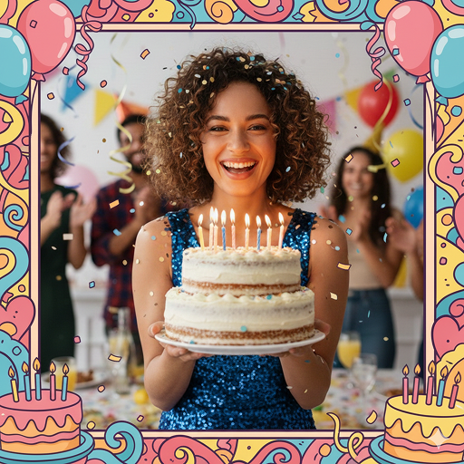 Ai Birthday Photo Frames icon