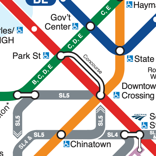 Boston Subway Map icon