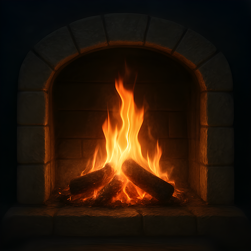 Cozy Fireplace - Campfire,ASMR icon