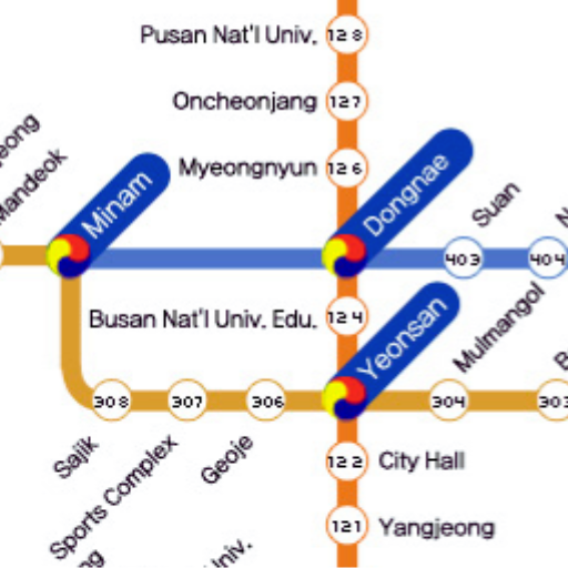 Busan Metro Map & Guide icon