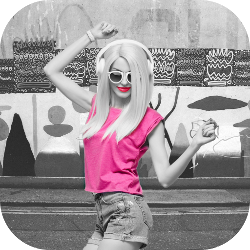 Black White Photo & Video icon