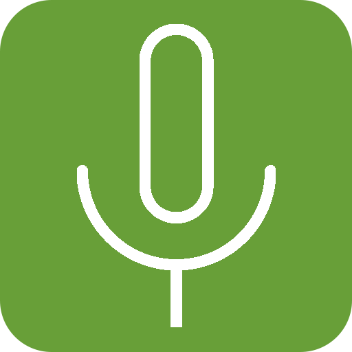 Background voice recorder icon