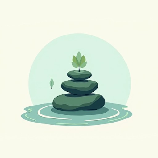 Anti-stress breathing icon