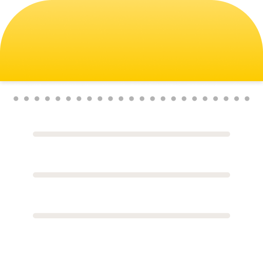 Notes: Simple iOS Notepad icon