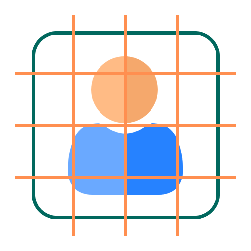 Drawing grid for the artist icon