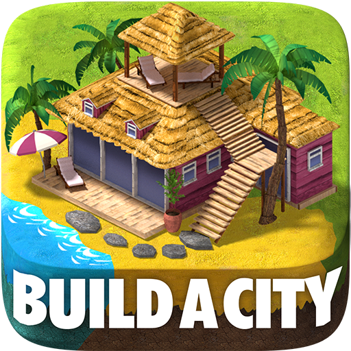 Town Building Game Tropic City icon