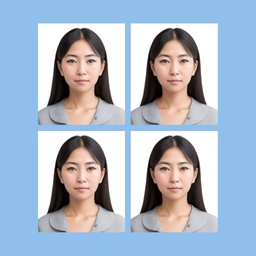 Passport size photo maker icon
