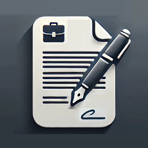 Cover letter generator icon